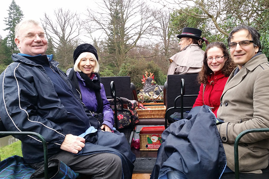 Christmas Horse and Carriage ride in Windsor Great Park